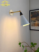 Axyaa Athena Brass Wall Lamp LED Swing Arm Sconces Black/Gold Kitchen Study
