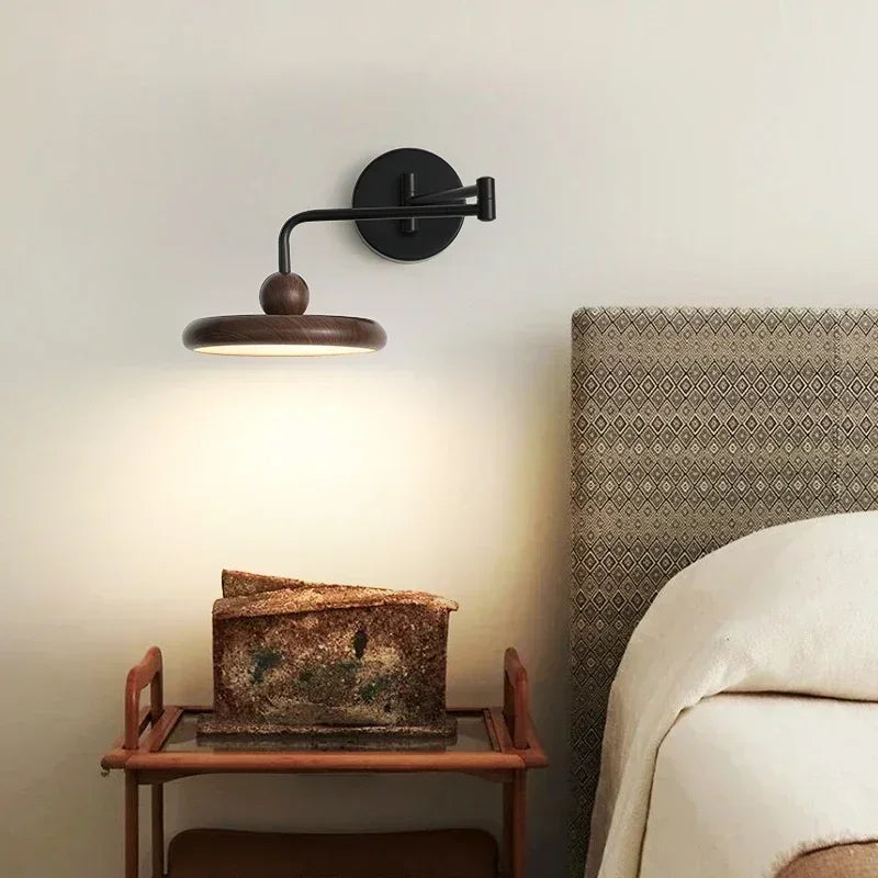 Axyaa Rocker Arm LED Wall Lamp for Living Room Bedroom Study Decor