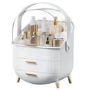 Axyaa Makeup Organizer Drawers with Lid for Vanity Display Case