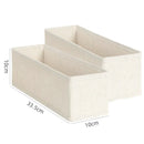 Axyaa Clothing Storage Boxes Drawer Organizers for Bras, Socks, Scarves, Underwear