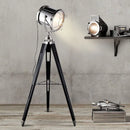 Axyaa Retro Nordic Stainless Steel Floor Lamp for Restaurant Living Room