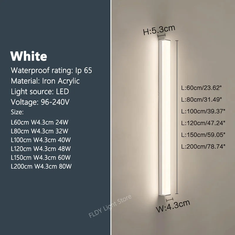Axyaa Waterproof Outdoor LED Wall Light for Garden & Porch Lighting