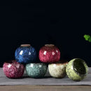 Axyaa 150ml Kiln Ceramic Teacups Set for Kung Fu Style Coffee and Tea