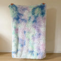 Axyaa Plush Velvet Blanket: Colorful Dyed Warm Bed Cover, Winter Home Decor