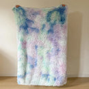 Axyaa Plush Velvet Blanket: Colorful Dyed Warm Bed Cover, Winter Home Decor