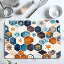 Axyaa Christmas Kitchen Draining Mat: Absorbent, Quick Dry, Antiskid Pad for Tableware