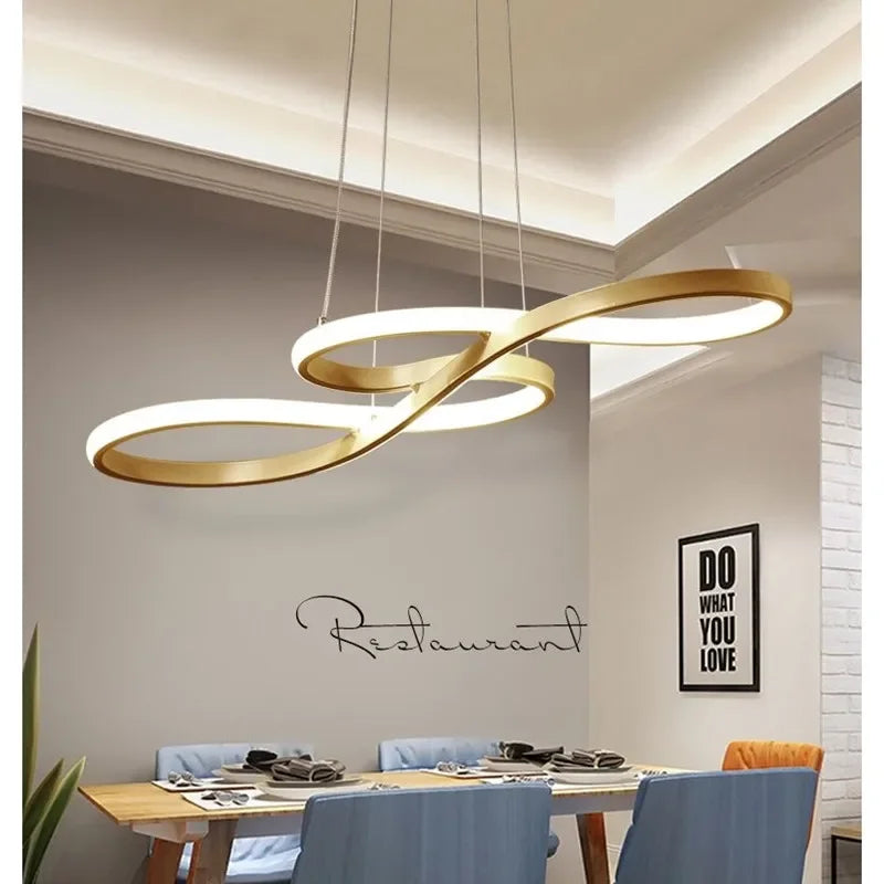 Axyaa Special-shaped LED Pendant Lights for Modern Nordic Dining Room