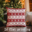 Axyaa Christmas Cartoon Pattern Pillow Covers- Sofa, Bedroom, Car Cushion Cover