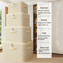 Axyaa Dust-Proof Quilt Storage Bag with Zipper & Handle, Large Capacity & Foldable
