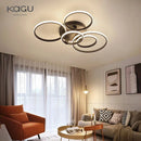 Axyaa LED Ceiling Chandelier: Modern Dimmable Lighting for Home, Living Room, Bedroom