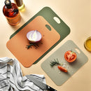 Axyaa Square Chopping Board - Non Slip, Easy Clean Vegetable & Fruit Chopper