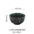 Axyaa Japanese Style Rice Bowl Set of 4 White Ceramic Salad Soup Seasoning Breakfast