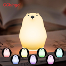 Axyaa Unicorn Sheep Hamster Night Light RGB LED Touch Lamp for Kids