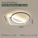 Axyaa Geometric Nordic Bedroom LED Ceiling Lamp