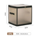 Axyaa Large Folding Storage Box for Cosmetics, Shoes, Clothes - Washable & Moisture-Proof