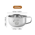 Axyaa Stainless Steel Capybara Mini Mug with Handle - Durable & Cute Drinking Cup