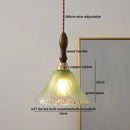 Axyaa Nordic LED Pendant Lamp Ceramic Copper Hanging Light Fixtures