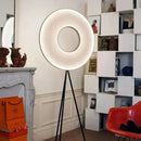 Axyaa Nordic Fabric Art Floor Lamp - LED Desk Light for Bedroom, Living Room, and Study
