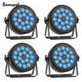 Axyaa 18x12W LED Par Light RGBWA+UV Stage Effect for Disco Party Concert