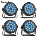 Axyaa 18x12W LED Par Light RGBWA+UV Stage Effect for Disco Party Concert
