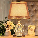 Golden Crystal Table Lamp - European Luxury Style - Axyaa Brand