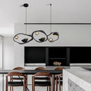 Axyaa Modern Ceiling Chandelier | Dining Room Hanging Light | Living Room Pendant Fixture
