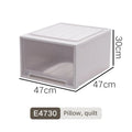 Axyaa Closet Storage Bin with Lid - Desktop Organizer for Clothes, Underwear, Socks