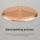 Axyaa Nordic LED Chandelier Macaron Saucer Bar Pendant Light for Living Bedroom