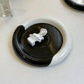 Axyaa Ceramic Plate Jewelry Snack Tray Tableware Set: Nordic Style Breakfast & Dessert Plates