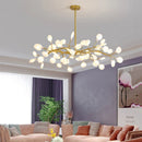 Axyaa LED Firefly Chandelier: Modern Nordic Ceiling Lights for Luxury Home Decor