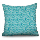 Axyaa Geometric Wave Print Throw Pillow Cover - 45X45CM