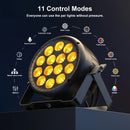 Axyaa 180W RGBW PAR Light with 14 LEDs for Stage, Disco, Wedding, Party