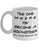 Axyaa Godmother Proposal Mug: The One Where You Become A Godmother