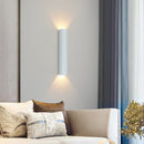Axyaa 12W LED Wall Sconces - Up and Down Indoor Wall Lamps for Living Room and Bedside, Aluminum