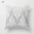 Axyaa Grey Family Pillowcase Square Office Cushion Cover