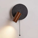Axyaa Circular LED Stone Wall Lamp for Modern Home Decor