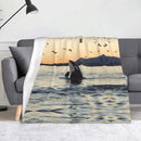 Axyaa Killer Whale Orca Ultra Soft Throw Blanket for Home Bed Couch