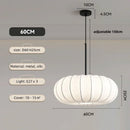 Axyaa Silk E27 LED Pendant Light: Modern Dining & Bedroom Chandelier Droplight