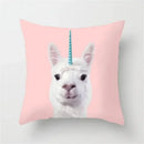 Axyaa Cartoon Animal Pillowcase 45x45cm Home Sofa Car Decor