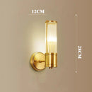 Axyaa Crystal Corner Wall Lamp Sconce - Modern Bedroom Living Room LED Lighting