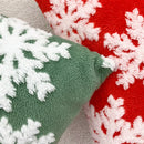 Snowflake Christmas Throw Pillowcase for Living Room Decor, Axyaa Brand