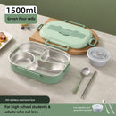 Axyaa Stainless Steel Bento Box with Compartment, Sealed & Portable Thermal Lunch Box