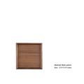 Axyaa Natural Walnut Wooden Serving Tray with Beech Handle