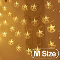 Christmas Snowflake Star Lights by Axyaa - Festive Wedding Garden Home Decor