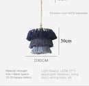 Axyaa Fela Tassel Chandelier Bohemian Pendant Lamp - Creative Hanging Light
