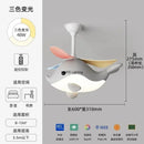 Axyaa Nordic Airplane & Fish Fan Pendant Light: Children's Bedroom Chandelier