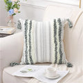 Axyaa Boho Tufted Tassel Woven Cushion Covers Set - Set of 2