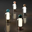 Axyaa Glass Mushroom Table Lamp: Modern Nordic LED Desk Light for Bedroom & Living Room