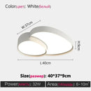 Axyaa Cobblestone Black LED Ceiling Light for Modern Nordic Interior Decor