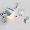 Axyaa 360° Rotating Shade Swivel Arm Wall Lamp Contemporary Design Adjustable Sconce
